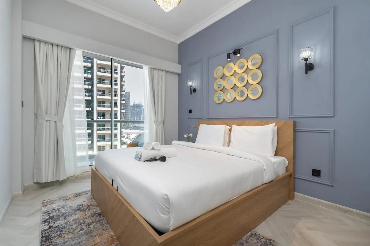 Artistic 1-Bedroom Apartment Perfect For Couple At Mayfair Tower, Business Bay! Dubaj