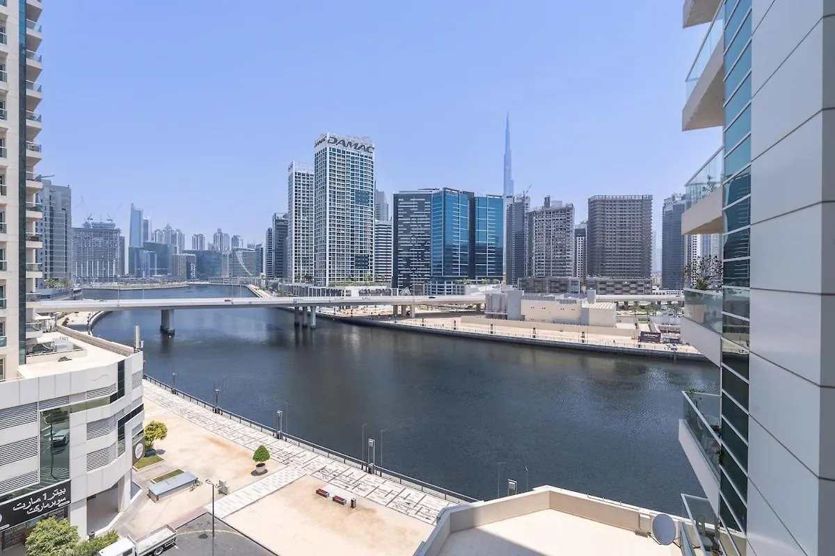 Artistic 1-Bedroom Apartment Perfect For Couple At Mayfair Tower, Business Bay! Dubai