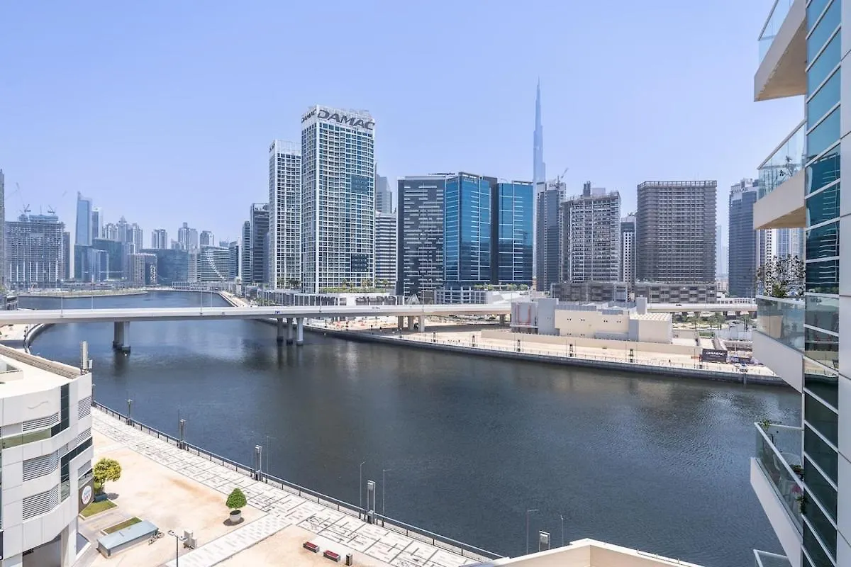 Artistic 1-Bedroom Apartment Perfect For Couple At Mayfair Tower, Business Bay! Dubai