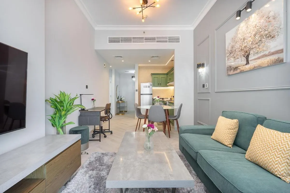 Artistic 1-Bedroom Apartment Perfect For Couple At Mayfair Tower, Business Bay! Dubai
