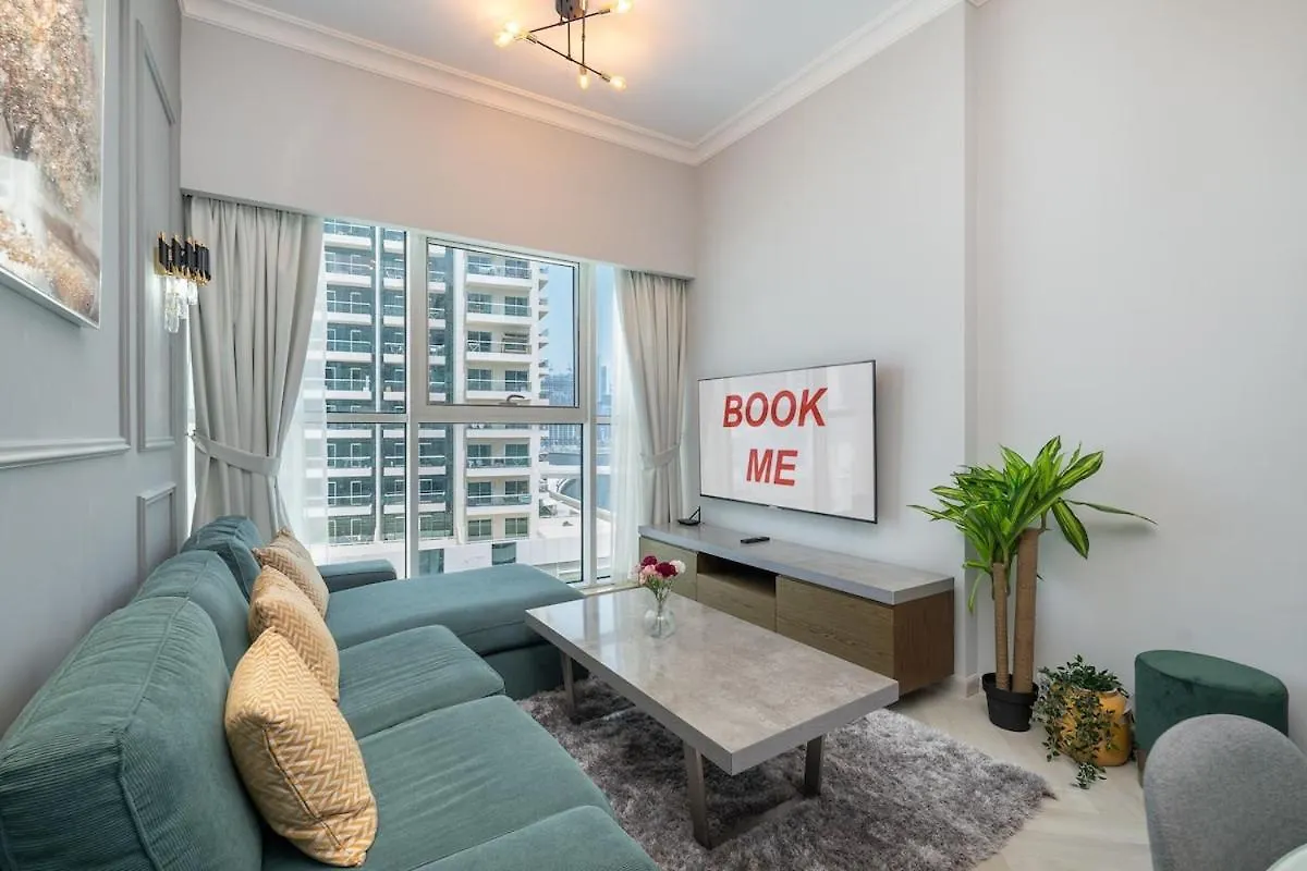 Artistic 1-Bedroom Apartment Perfect For Couple At Mayfair Tower, Business Bay! Dubai