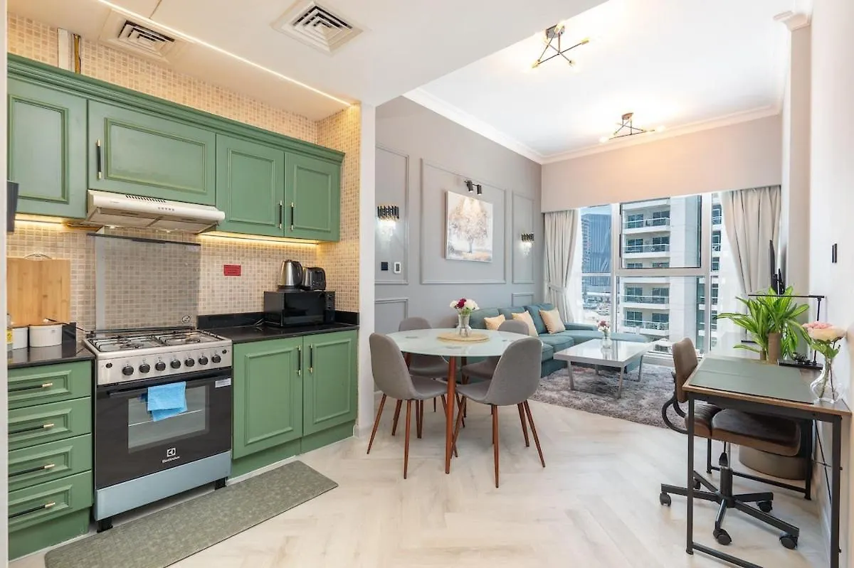 Artistic 1-Bedroom Apartment Perfect For Couple At Mayfair Tower, Business Bay! Dubai